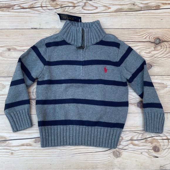 Polo Ralph Lauren 1/4 Zip Sweater - Picture 1 of 9
